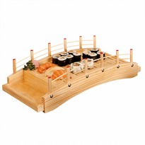 Pont En Bois Pour Sushi Et Maki 43X21.5X12.5 Cm - GelatoPro.fr