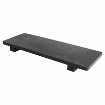 Planche De Présentation Noir En Bambou Pour Sushi Et Maki 30X11X2.5 Cm - GelatoPro.fr