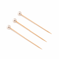 Pique En Bambou Perle 9 Cm - Pack De 100 Unités - GelatoPro.fr