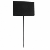 Pique En Bambou 18 Cm Avec Ardoise Rectangulaire 8X5.4Cm - Pack De 5 Unités - GelatoPro.fr