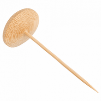 Pique En Bambou Soucoupe 4 X 10 Cm- Pack De 24 Unités - GelatoPro.fr