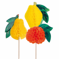 Décoration Pour Glaces Fruits 10 Cm Assorties - Pack De 100 Unités - GelatoPro.fr