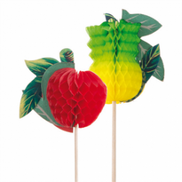 Décoration Pour Glaces Fruits 20 Cm Assorties - Pack De 100 Unités - GelatoPro.fr