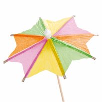 Décoration Pour Glaces Ombrelles 9 Cm Assorties - Pack De 144 Unités - GelatoPro.fr