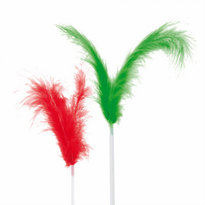 Décoration Pour Glaces Plumes Colorés Assorties 17 Cm - Pack De 144 Unités - GelatoPro.fr