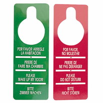Panneau De Porte En Carton Ne Pas Deranger 8X28 Cm - Pack De 100 Unités - GelatoPro.fr