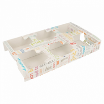 Porte Gobelets En Carton Recyclé 6 Emplacements  - Carton De 400 Unités - GelatoPro.fr