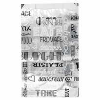 Sac Burger Parole Alu 14 + 7 X 22 Cm - Pack De 500 Unités - GelatoPro.fr