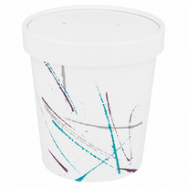 Récipient En Carton Double Paroi Avec Couvercle Modèle Volare 480 Ml - Carton De 250 Unités - GelatoPro.fr