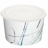 Couvercle Plat En Ps Pour Pot À Glace 850 Ml - Carton De 500 Unités - GelatoPro.fr
