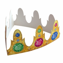 Couronne Pour Galette Des Rois 8X59 Cm - Pack De 100 Unités - GelatoPro.fr