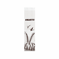 Sac À Pain Ou Baguette En Cellulose 9 + 3.5 X 35 Cm - Pack De 250 Unités - GelatoPro.fr