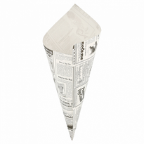 Cornet Papier 24 X 34 Cm Times 400 G - Pack De 250 Unités - GelatoPro.fr