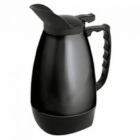 Pichet Isotherme Noir En Inox 1 L - Couvercle Flip-Top - GelatoPro.fr