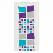 Sachet À Couverts Mosaïque Et Serviette Blanche - Carton De 250 Unités - GelatoPro.fr