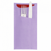 Sachet À Couverts Parme Et Serviette Soft Bordeaux 33X40 Cm - Carton De 250 Unités - GelatoPro.fr