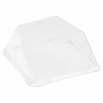 Couvercle En Pet Pour Référence 215.74 - 9X9X2.5 Cm - Carton De 1200 Unités - GelatoPro.fr