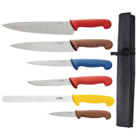 Ensemble De Couteaux Code Couleur Hygiplas - GelatoPro.fr