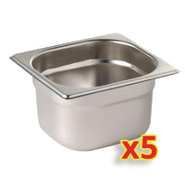 Lot De 5 Bacs Gn1/6 Vogue - GelatoPro.fr