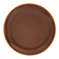 Assiette Plate Ronde Couleur Écorce Kiln Olympia 230Mm Lot De 6 - GelatoPro.fr
